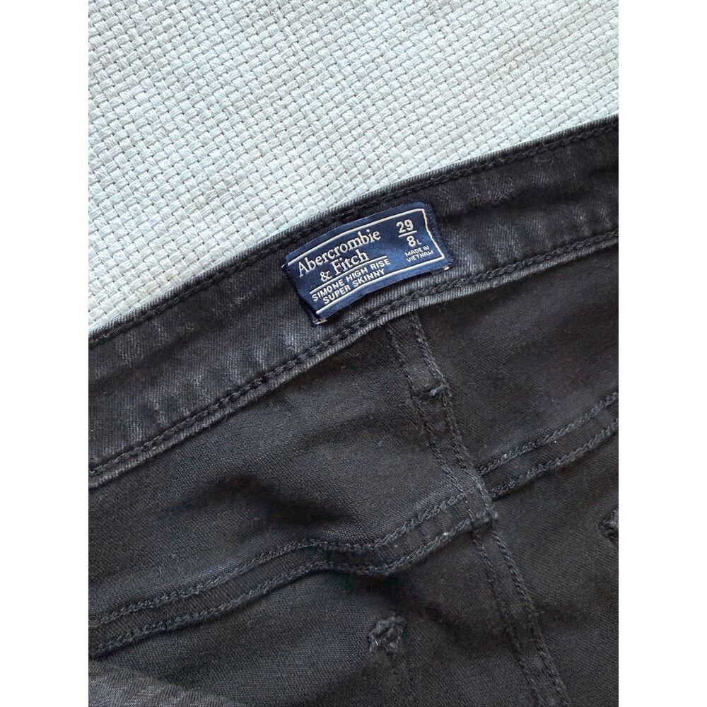 Abercrombie & Fitch Women's Skinny High Rise Jeans 8L fall 29” waist